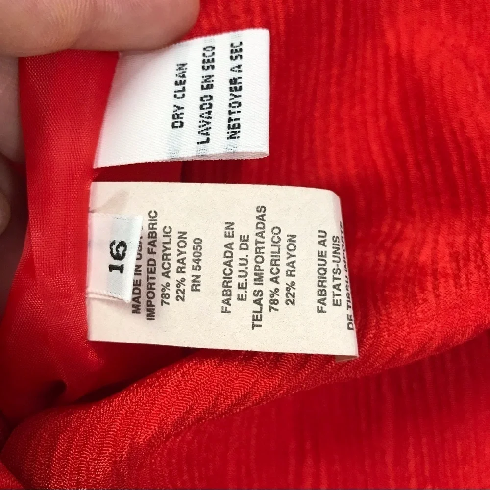 Christian Dior Orange Blazer size 16